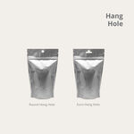 child resistant pouches hang hole